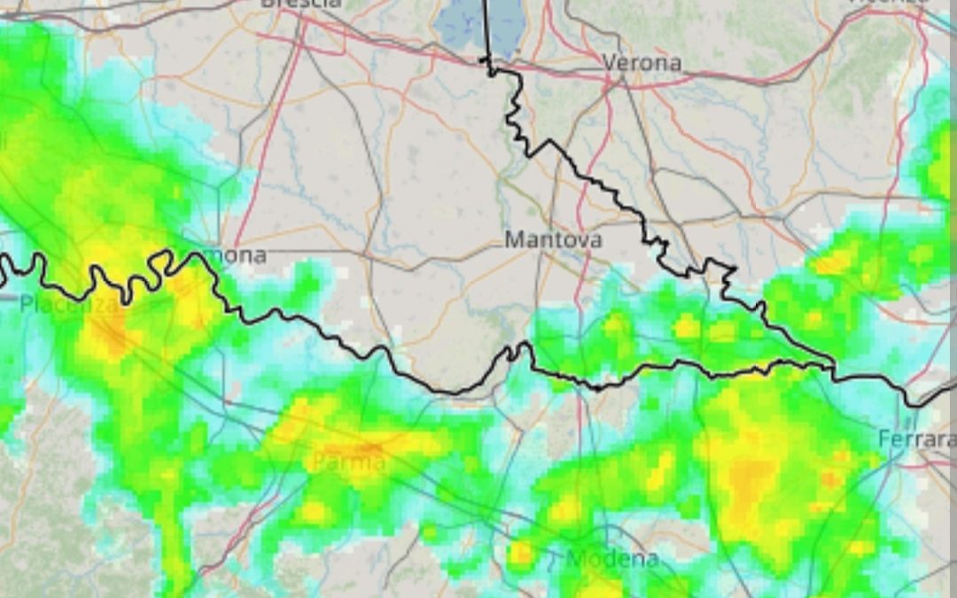 Aggiornamento ore 22.30…. piogge e rovesci su diverse aree del nostro territorio.