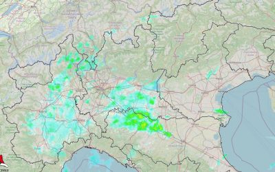 Situazione live di lunedì 22 Novembre con varie piogge al Nord