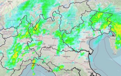 Previsione piogge per le prossime ore e acqua alta a Venezia