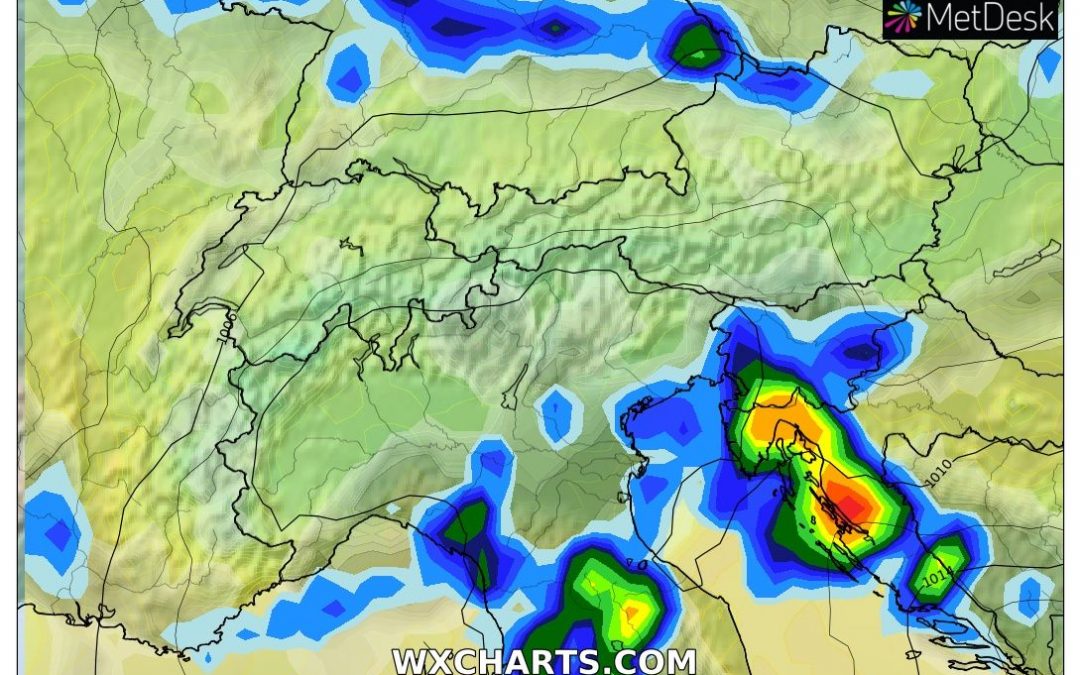 Possibili piogge tra il 24 e il 26 Dicembre?