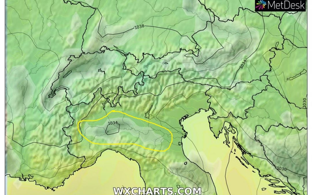 Continua l’alta pressione al Nord, ma attenzione alle nebbie