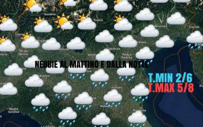 PREVISIONI DI LUNEDÌ 27 DICEMBRE 2021