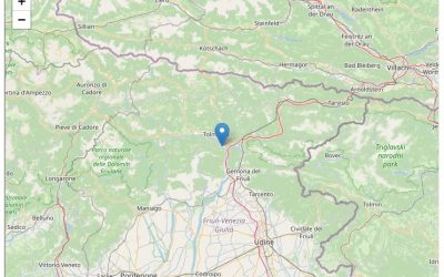 Segnalazione di terremoto in Friuli avvenuta ieri mattina alle 9:31