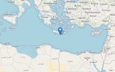 Scossa di magnituto 5.5 in Grecia avvertita in Sicilia e Puglia