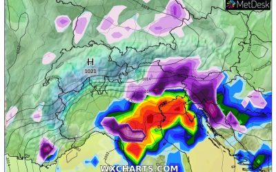 Una possibile perturbazione tra il 5 e 6 Gennaio sempre più confermata