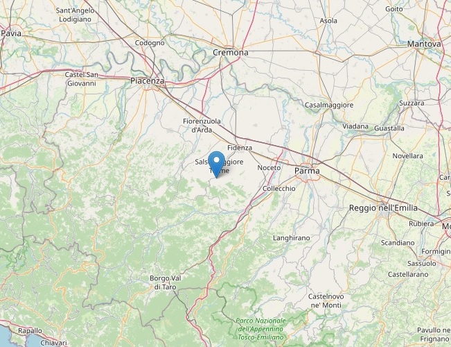 Scossa di terremoto in provincia di Parma