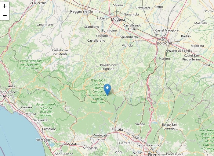 Lista dei terremoti degli ultimi 7 giorni al Nord