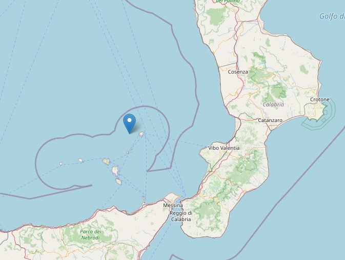Terremoto questa mattina alle isole Eolie