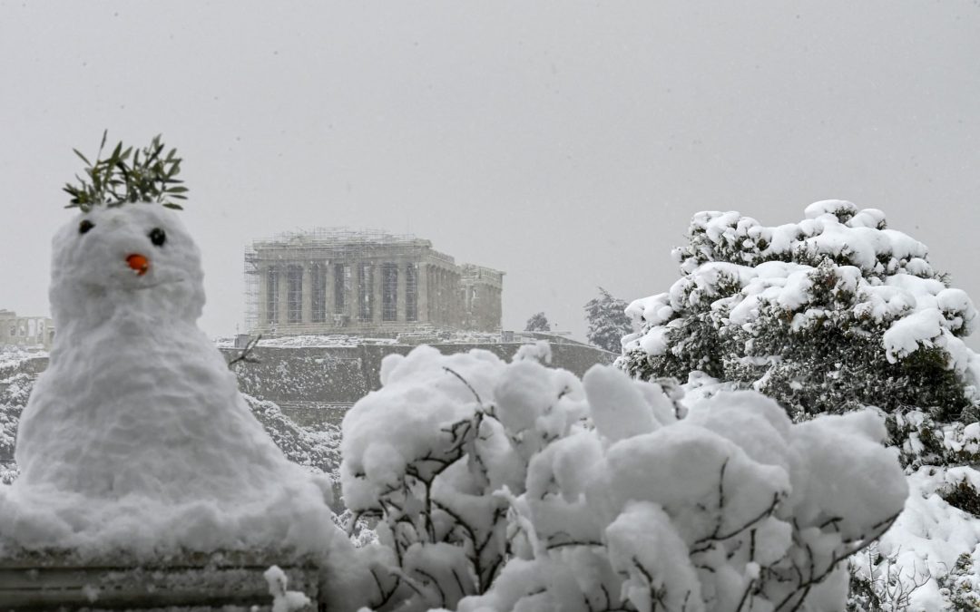 LA GRANDE NEVICATA DI ATENE.