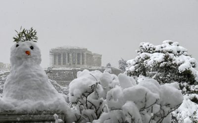 LA GRANDE NEVICATA DI ATENE.