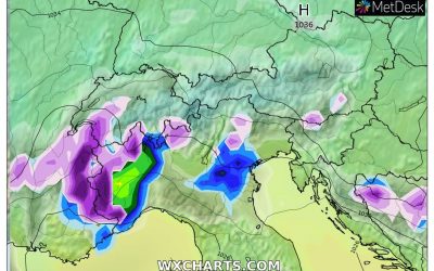 Possibili piogge nella notte di Sabato 12 Febbraio?