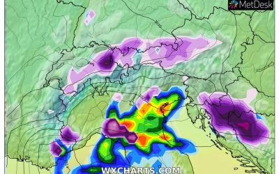 Possibili piogge tra venerdì e sabato?