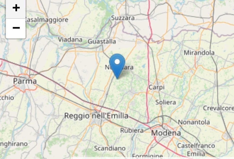 Un’altra scossa di terremoto in Emilia Romagna