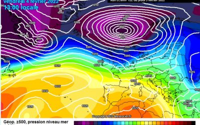 La previsione per oggi, venerdì 4 febbraio..