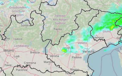 Situazione live… piogge e rovesci temporaleschi in atto…