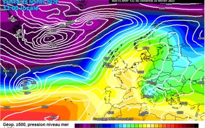 La previsione per oggi, sabato 26 febbraio.