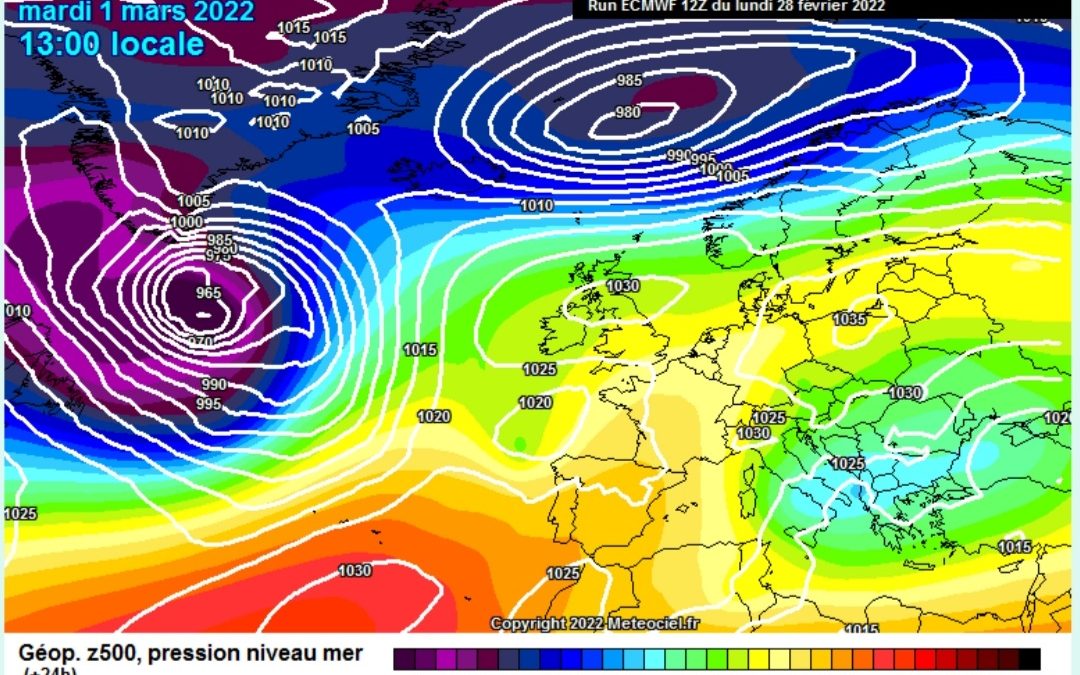 La previsione per oggi, martedì 1 marzo