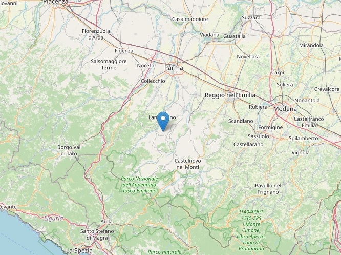Scossa di terremoto in provincia di Parma