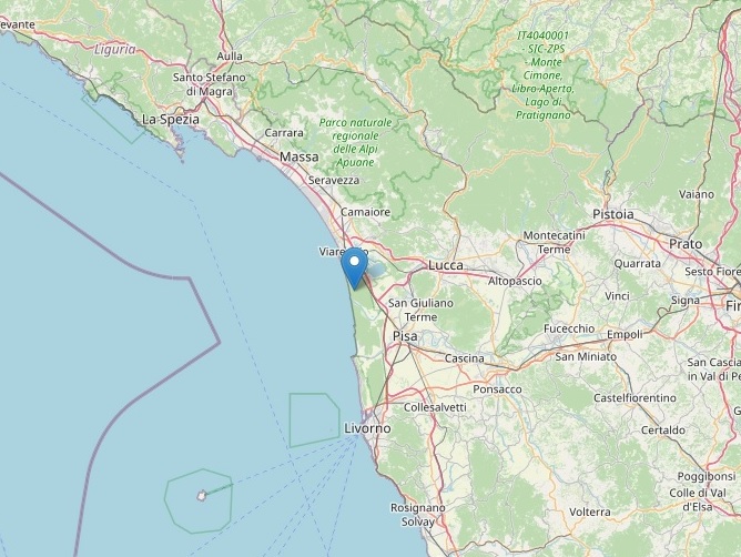 Terremoto nella notte tra Pisa e Viareggio