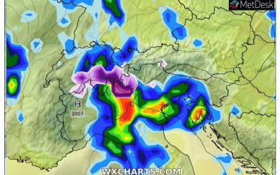 Sempre più conferme sulle piogge della prossima settimana