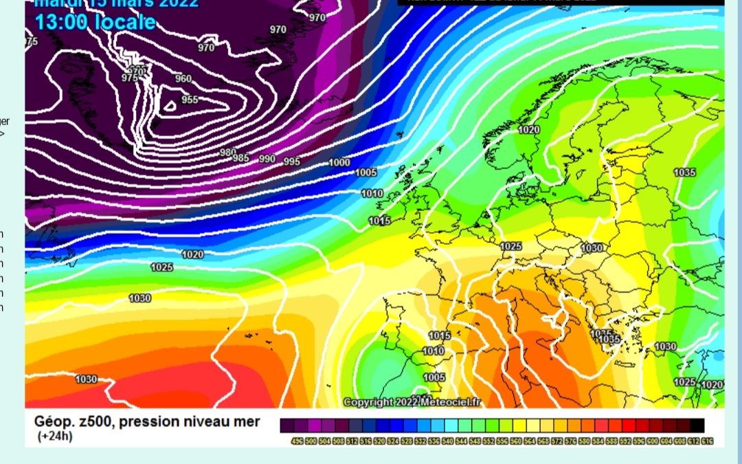 La previsione per oggi, martedì 15 marzo