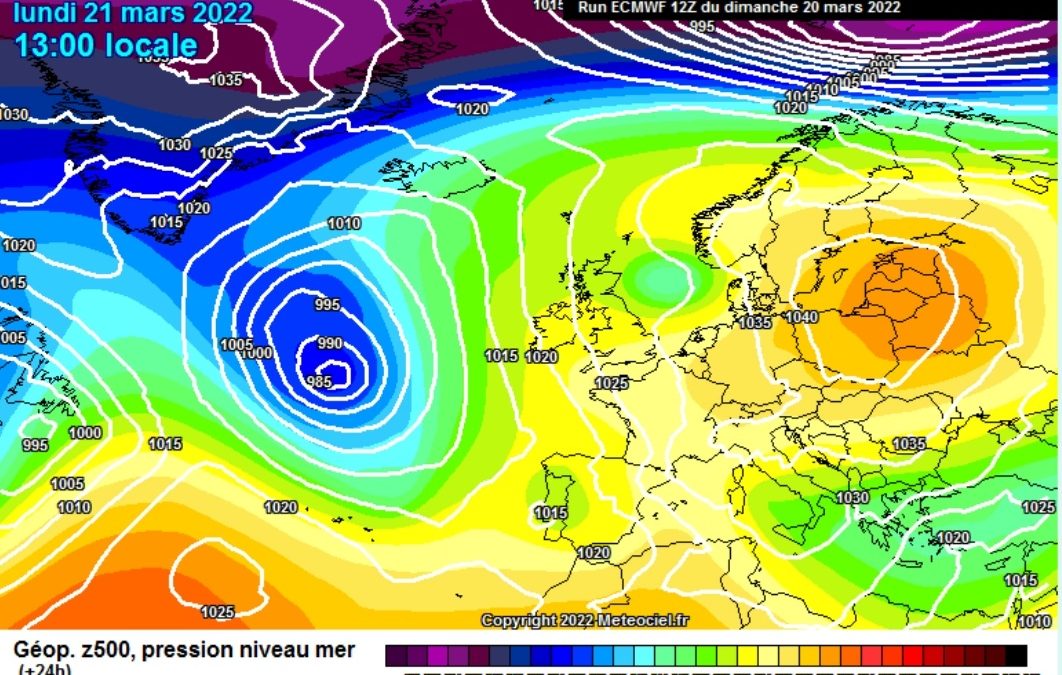 La previsione per oggi, lunedì 21 marzo