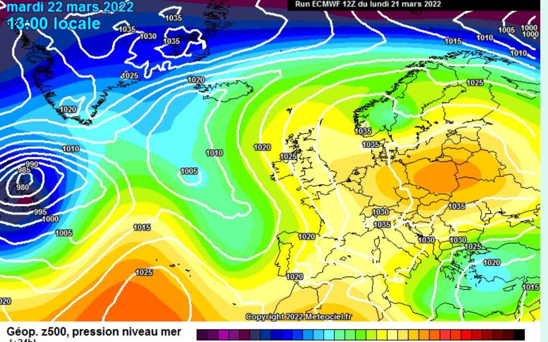 La previsione per domani, martedì 22 marzo