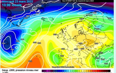La previsione per domani, mercoledì 23 marzo