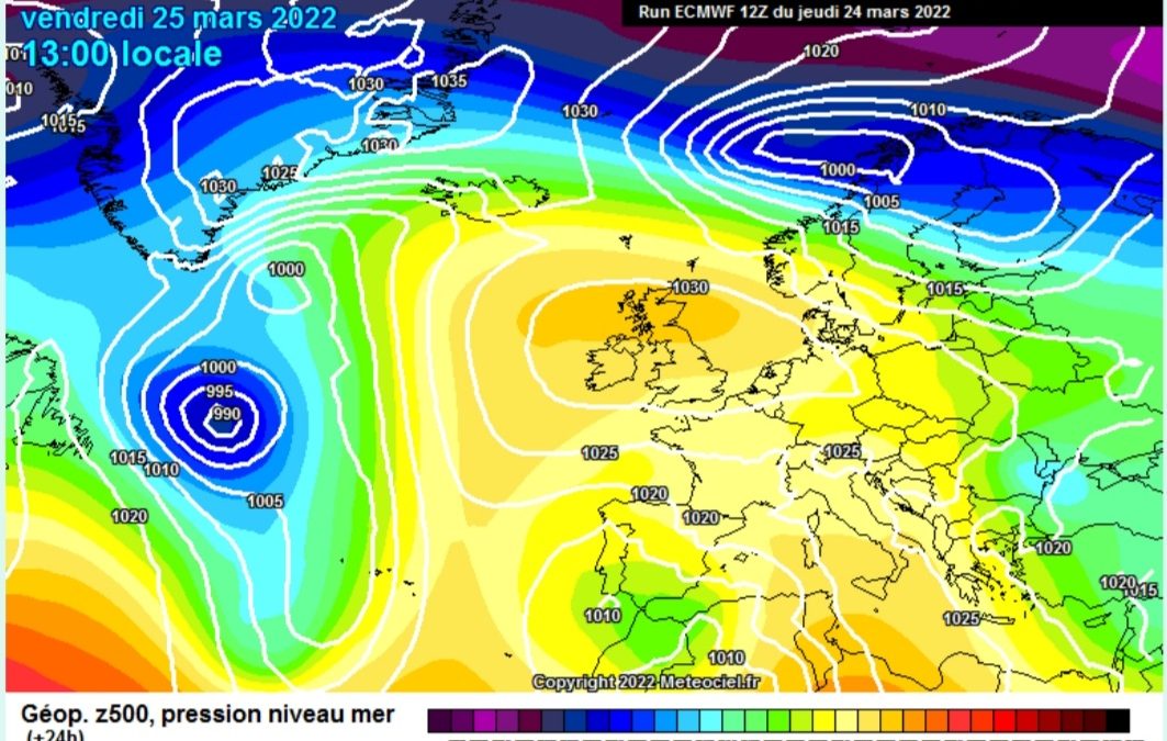 La previsione per domani, venerdì 25 marzo
