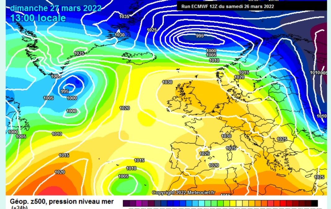 La previsione per oggi, domenica 27 marzo