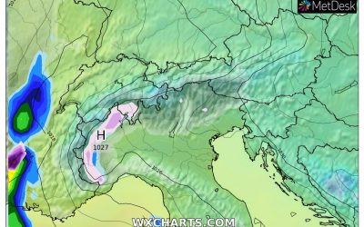 Ancora nessun fenomeno consistente di piogge al Nord