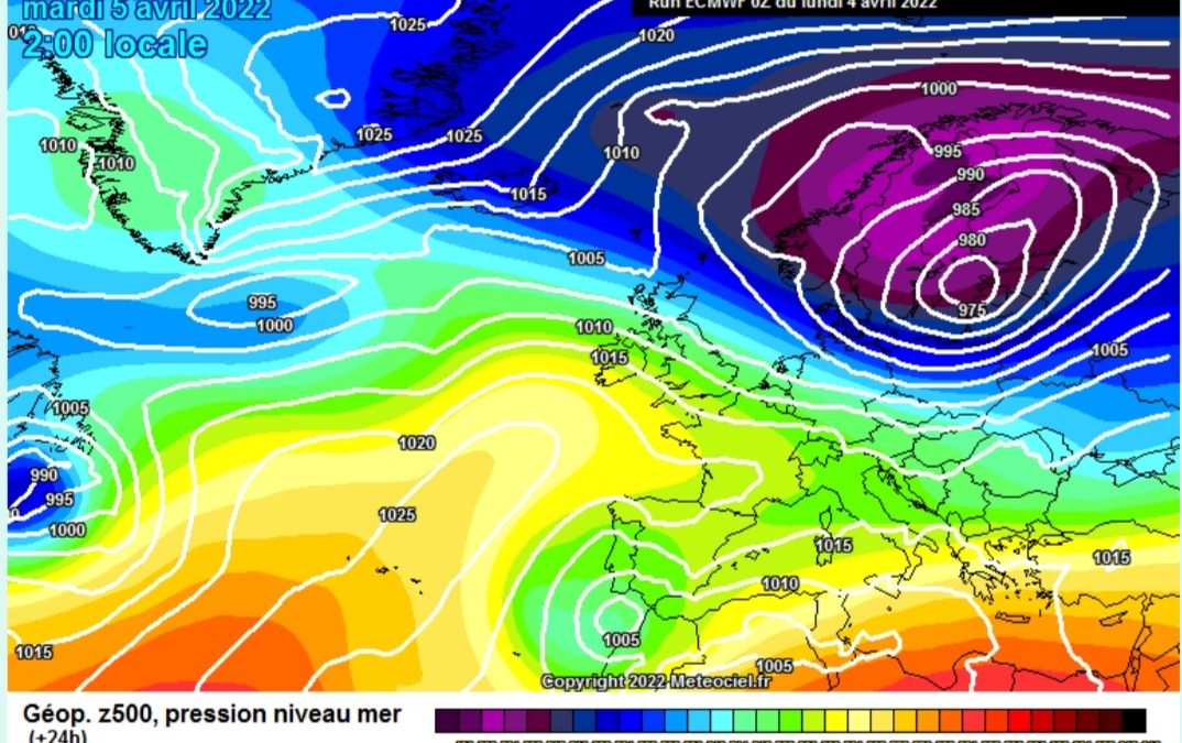 La previsione per domani, martedì 5 aprile