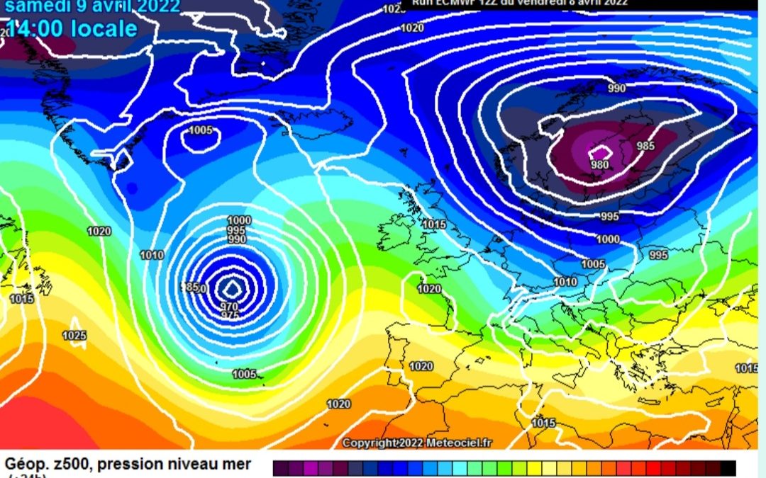 La previsione per oggi, sabato 9 aprile
