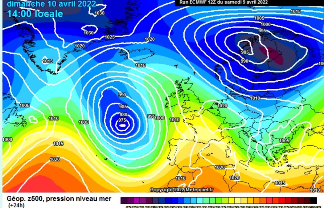 La previsione per oggi, lunedì 10 aprile