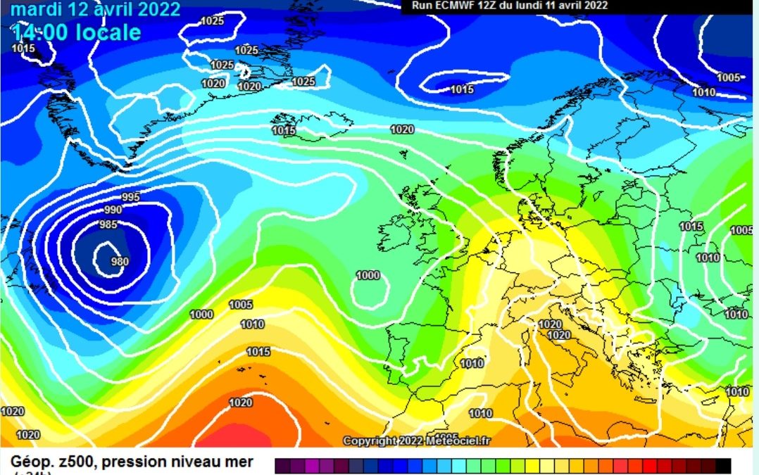La previsione per oggi, martedì 12 aprile