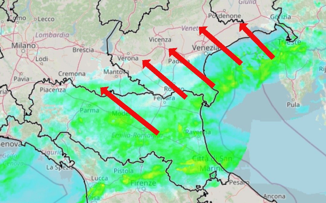 Situazione piogge live
