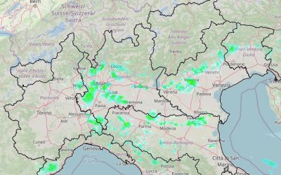 Varie piogge presenti al Nord in questo momento