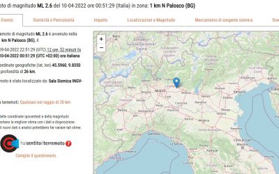 Due scosse di terremoto nel Nord Italia