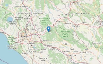Scossa di terremoto in provincia di Roma avvenuta ieri sera