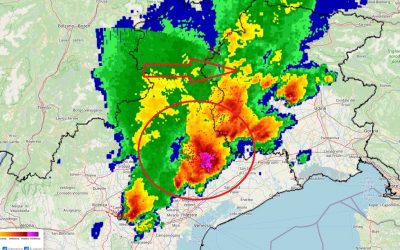 Forte temporale al Nord-Est