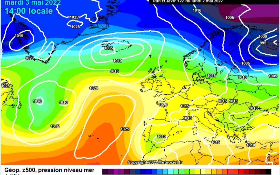 La previsione per oggi, martedì 3 maggio