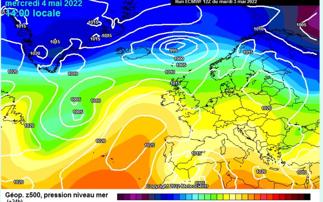 La previsione per domani, mercoledì 4 maggio