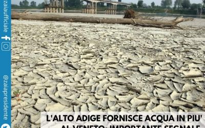 Un aiuto idrico al Veneto