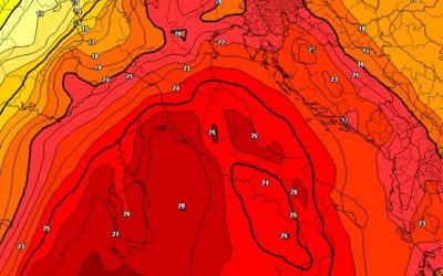 Settimana molto calda in vista ma con qualche insidia temporalesca