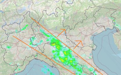 Situazione live con molte piogge in arrivo al Nord: monitoriamole con il radar