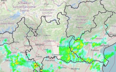 Situazione live piogge e temporali