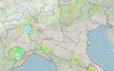 Situazione live nel Nord Italia