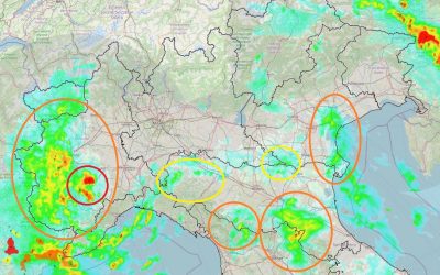 Continuano i temporali al Nord