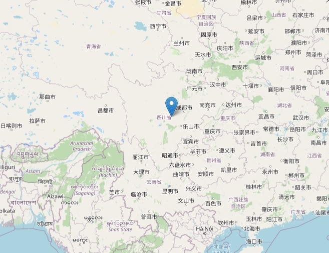 Scossa di terremoto in Cina