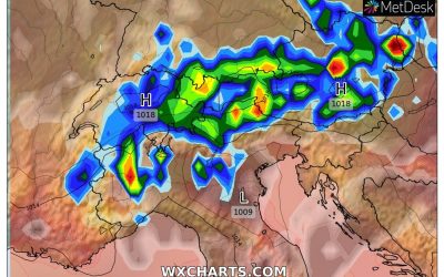 Qualche pioggia in arrivo? scopriamolo con le previsioni triorarie